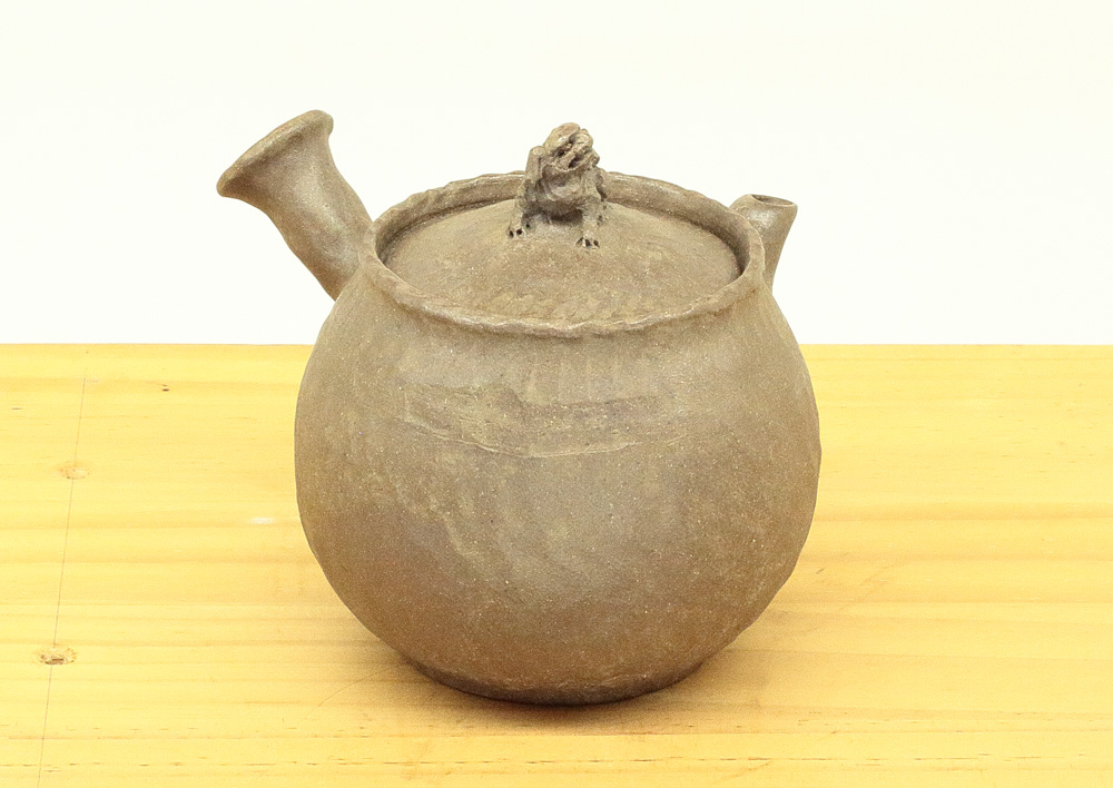 笹野春山茶瓶の富岳図